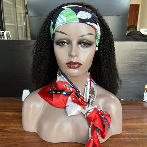 Accepter les boîtes de perruques Emballage de logo personnalisé, <span class=keywords><strong>perruque</strong></span> de cheveux humains <span class=keywords><strong>afro</strong></span> crépus mongole 180% 4C, <span class=keywords><strong>perruque</strong></span> de bandeau de cheveux vierges bruts - Product Image 3