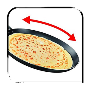 Venta al por mayor de aluminio antiadherente crepé sartenes con tapa estufa de cocina hogar <span class=keywords><strong>punto</strong></span> <span class=keywords><strong>rojo</strong></span> sartén con mango de baquelita sartén baja - Product Image 4