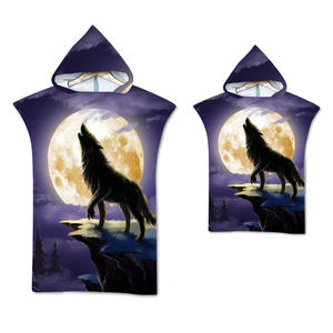 Peignoir de bain à capuche pour hommes et femmes <span class=keywords><strong>Serviette</strong></span> de plage pour surf et voyage Poncho pour enfants <span class=keywords><strong>Matelas</strong></span> à <span class=keywords><strong>langer</strong></span> pour maillot de bain de plage - Product Image 5