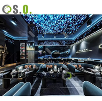 Moderne Nachtclub Bar Theke Sofa Lounge Möbel Nachtclub Innen architektur Shisha Bar Lounge Sitz kabine KTV Bank Couch