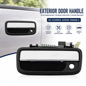Poignée de porte extérieure de voiture en gros d'usine, référence OE 69220-35020 6922035020, poignée de porte de remplacement pour Toyota Tacoma Pickup SUV - Product Image 1
