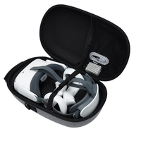 Étui de transport rigide en EVA avec fermeture éclair pour casque VR PICO NEO 3, avec poignée de voyage et sangle de maintien