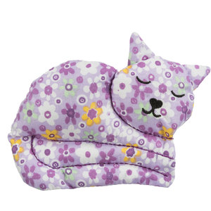 Peluche Morbido a Forma di Gatto con Motivo Floreale da 13 Cm per Animali Domestici - Product Image 3