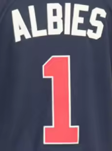 Hommes 1 Ozzie Albies <span class=keywords><strong>13</strong></span> Acuna JR 27 Austin Riley Vente en gros Maillot de baseball brodé Maillot respirant grande taille Chemises - Product Image 3