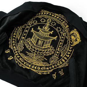 Custom Fashion 280G French Terry <b>Men'S</b> <b>Jackets</b> With <b>Velvet</b>, Inspirational Freedom Guardian Plus Size <b>Men'S</b> Classic <b>Jacket</b> - Product Image 5