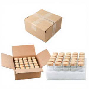 <span class=keywords><strong>Set</strong></span> di Barattoli per Spezie all'Ingrosso di Alta Qualità Moderni Contenitori per Condimenti da 4 Once con Coperchi in Bambù - Product Image 5