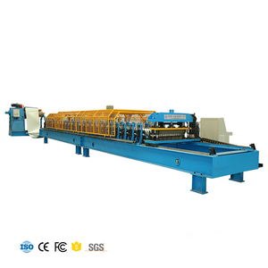เครื่องทำแผ่นหลังคาลูกฟูกแบบไม่หยุดทำงานความเร็วสูง เครื่องขึ้นรูปเหล็กม้วนใหม่ - Product Image 1