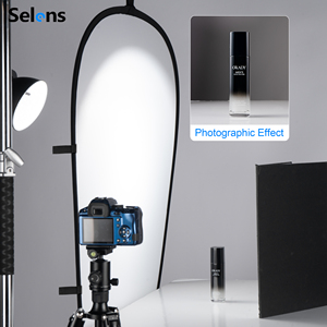 Panneau réflecteur diffuseur ovale pliable translucide Selens 32x48" (80x120cm) avec <span class=keywords><strong>boucles</strong></span> de suspension pour photographie vidéo en <span class=keywords><strong>studio</strong></span> - Product Image 2