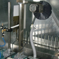 Ligne de revêtement automatique pour peinture sur plastique, métal, céramique, acier, verre rouge et bouteilles cosmétiques avec four de cuisson
