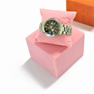 Fashion Gift Box Various Color Velvet Custom Logo Watch Box with Pillow