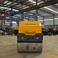 Rouleau compacteur vibrant à double tambour autotracté Changfa Engine Mini, haute efficacité, 39 CV, chinois, livraison gratuite