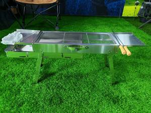 Updated Portable Charcoal Grill for <strong>BBQ</strong>, Quick Folding Grill, Stainless Steel <strong>Foldable</strong> <strong>BBQ</strong> Grill for Outdoor Camping - Product Image 3