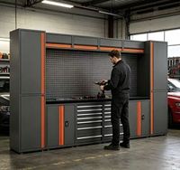 Armoire à outils robuste en acier, armoire à outils modulaire avec conception multi-modules pouvant être librement combinée
