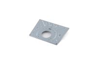 Pièces métalliques estampées sur mesure de précision, service OEM, plaque de fixation et plaque de couverture pour l'automatisation des machines