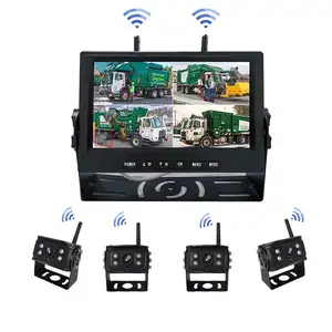 2.4Ghz HD 7 אינץ' אלחוטי 2 ערוצים תומך בפונקציית הקלטת וידאו BSD מערכת ניטור AI