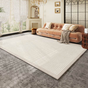 2024 nouveau tapis de Pile de boucle de pavage complet de Style crème pour salon et chambre à coucher maison TPR à côté de la couverture revêtement de sol en gros - Product Image 2