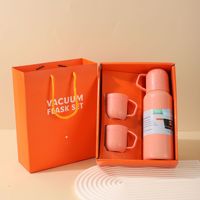 Coffret Cadeau Populaire pour Entreprises – Bouteille Isotherme Portable de 500 ml avec 3 Couvercles
