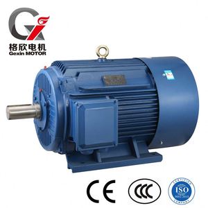 Motor Eléctrico Asíncrono de Inducción de CA Trifásico Personalizado YE3-IE3 220kw-355kw 300-475 2 polos 4 polos 380v, 50hz-60hz - Product Image 2