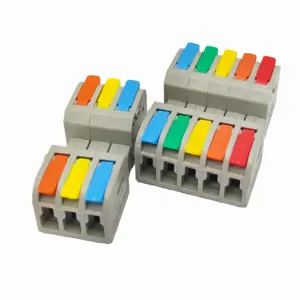 Quick Connection Terminal YS-2604 Series Multiple In Multiple Out Plug-in Connector Male And Female Links Push In Conductor