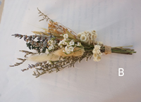 Boho Mini Set de Bouquets de Fleurs Séchées Petites Décorations de Table Boîte à Lettres Cadeaux pour Mariages Noël Pâques Saint Valentin