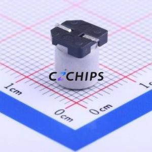 ตัวเก็บประจุแบบอิเล็กโทรไลต์อะลูมิเนียม SMD รุ่น VE-221M1CTR-0607, ขนาด D6.3xL7.7 มม., 220uF 20%, 16V, 6.3 มม. - Product Image 2