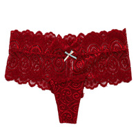 Ropa interior de mujer Sexy Mid Rise Tanga de mujer Triángulo Ladies Under Wears Bragas Plus Size Calzoncillos de encaje