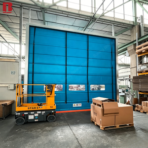 Porte à empilage rapide Bolang, fabrication directe en usine, sur mesure, haute qualité, porte industrielle en <span class=keywords><strong>PVC</strong></span> épais, porte d'entrepôt - Product Image 2