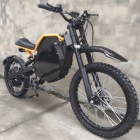 HCBK 2026 Nueva Bicicleta Eléctrica de Montaña SS80 con Motor de 25000W, 84V75AH, Cuadro de Acero Stealth Bomber