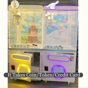 Cafe House Mini Machine à griffes avec accepteur de factures Commercial mignon grue Machine jeu de griffes avec lecteur de cartes pour Restaurant d'écrevisses - Product Image 2