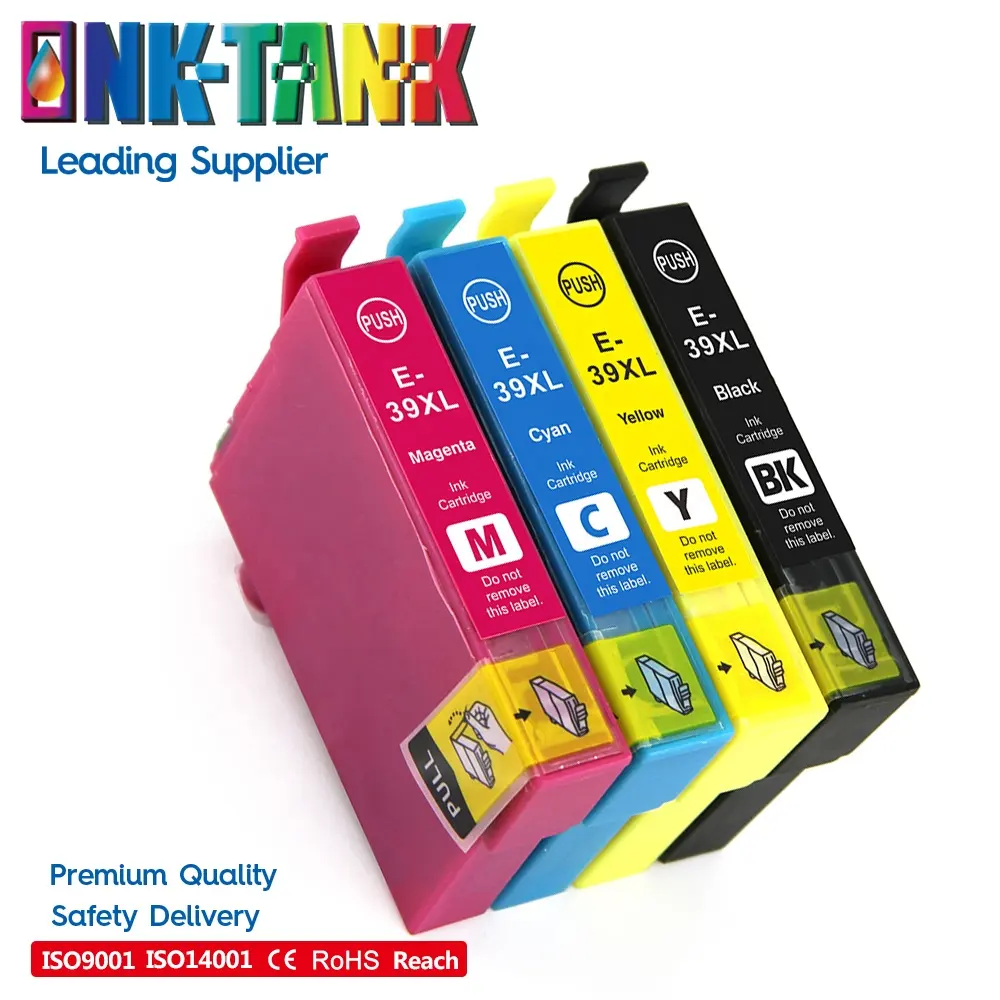 39xl Ink Cartridge INK-TANK 39 XL T39 39XL T39XL Premium Color Compatible InkJet Ink Cartridge For Epson Expression Home XP 2105 4105 Printer