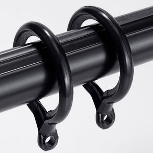 Accessoires de <span class=keywords><strong>tringle</strong></span> à <span class=keywords><strong>rideau</strong></span> Poteau à <span class=keywords><strong>rideau</strong></span> décoratif 28mm Noir <span class=keywords><strong>Double</strong></span> <span class=keywords><strong>tringle</strong></span> à <span class=keywords><strong>rideau</strong></span> pour salon - Product Image 6
