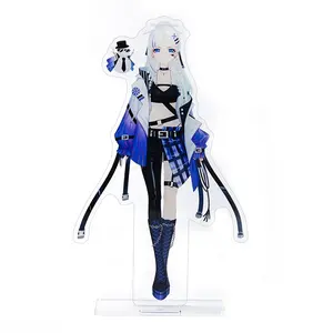 2023 Venta caliente Hinchee acrílico Standee Premium plástico Anime dibujos animados personalizado impreso claro epoxi combinación Kpop llavero