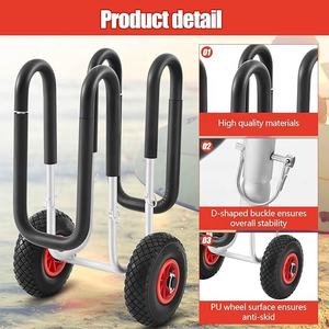 <span class=keywords><strong>Chariot</strong></span> SUP unique <span class=keywords><strong>pour</strong></span> planches à <span class=keywords><strong>pagaie</strong></span> et planches de surf Canoës Kayak Chariots Kayak Trolley Kayak Remorques - Product Image 3
