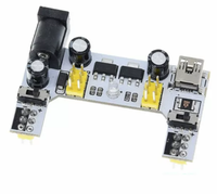 Modul Daya Breadboard Khusus MB-102, Regulator Tegangan Stabil 3.3V/5V DC