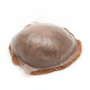 Sistema di Sostituzione <span class=keywords><strong>Capelli</strong></span> <span class=keywords><strong>Uomo</strong></span> Full Cap Vloop con Base in Poli-Skin Sottile, Densità 80%, <span class=keywords><strong>Capelli</strong></span> Indiani Remy Extra Leggeri, Misura Grande - Product Image 5