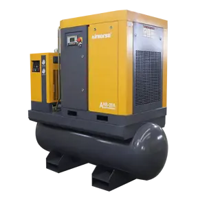 China Supplier 16 bar 2.0m3/min 15KW Integrated Direct Drive All In One 20HP Screw Air Compressors For Fiber Laser Cut Machine