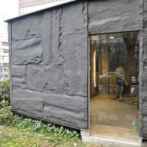 DIY軽量大型ベージュクリームグレーブラック壁用薄型スレートストーンフレキシブルパネルファサードベニヤ - Product Image 2