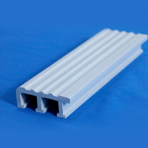 รางเลื่อนแบบกด-ดึงรูปตัวยูคู่,รางเลื่อนกระจกพีวีซีพลาสติกแข็งโปรไฟล์ปรับแต่งได้จากโรงงาน - Product Image 6