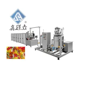 Industrial 150kg/h hard Candy toffee sweets Lollipop Bear making production line new design automatic candy machine