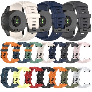 สายนาฬิกาซิลิโคนแบบสปอร์ตขนาด 22 มม. 26 มม. สำหรับ Garmin Instinct 3 45 มม. ALOMED Solar Instinct 3 50 มม. ALOMED Solar สายนาฬิกาซิลิโคน - Product Image 6