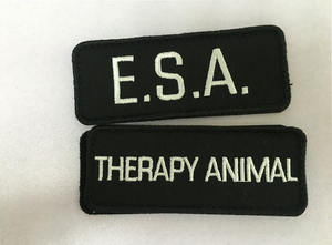 犬とサポート動物シリーズ犬のタグアクセサリーパッチパーソナライズされた感情的なサービス工場 - Product Image 3