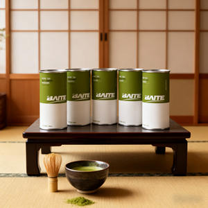 Emballage en <span class=keywords><strong>tube</strong></span> de papier kraft écologique de qualité alimentaire avec logo personnalisé, boîte cylindrique hermétique pour le thé en poudre, le café, vente en gros - Product Image 6