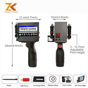 מהיר יבש 12.7mm אצווה Mfg Exp ברקוד כף יד הזרקת דיו הדפסת מוצר <span class=keywords><strong>Qr</strong></span> קוד מדפסת הזרקת דיו על עץ - Product Image 4