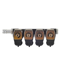 Kit d'injection de gaz automatique pour système de carburant séquentiel GPL/GNC Rail d'injecteur Injecteur de voiture 3ohm