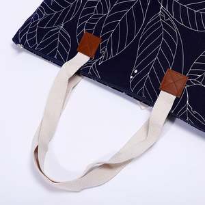 Wholesale Customized Logo Good Quality Durable Canvas <b>Tote</b> <b>Bag</b> with <b>Pocket</b> Vintage Zipper Closure Beach Handbags - Product Image 4