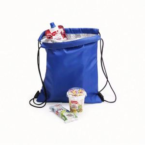 Custom Polyester Drawstring Insulated <b>Backpack</b> Lightweight Lunch <b>Cooler</b> Bag for Beach Hiking Camping - Product Image 5