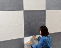 Papier peint autocollant 3D pour mur en ciment, chambre à coucher, plafond, imperméable, résistant à l'humidité, doux