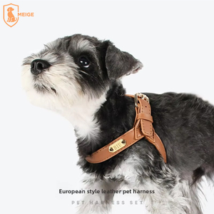 Arnés y Correa <span class=keywords><strong>para</strong></span> Perro, Transpirable, Sólido, Simple, Elegante e Impermeable, con Correa <span class=keywords><strong>para</strong></span> el Pecho, <span class=keywords><strong>para</strong></span> Perros Pequeños y Medianos, Disponible en Stock - Product Image 1