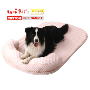Производитель, оптовая продажа, индивидуальный логотип, домашняя собака, охлаждающая кровать с подушкой - Product Image 6