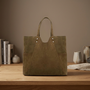 Pochette pour femme en cuir véritable, durable, légère, imperméable, avec fermeture éclair, prix d'usine BS INTERNATIONAL - Product Image 6